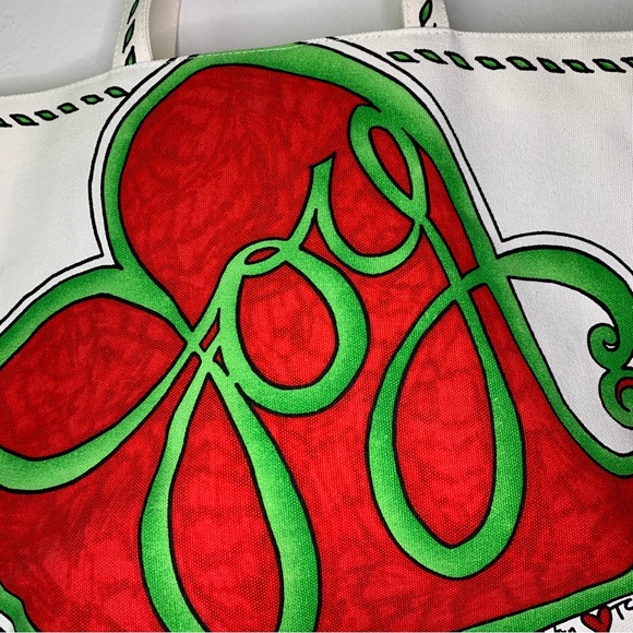 Brighton JOY Holiday Canvas Tote Bag - Picture 4 of 10